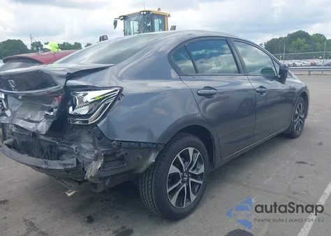 2015 Honda Civic Ex из США, поврежденный, VIN 19XFB2F89FE001435